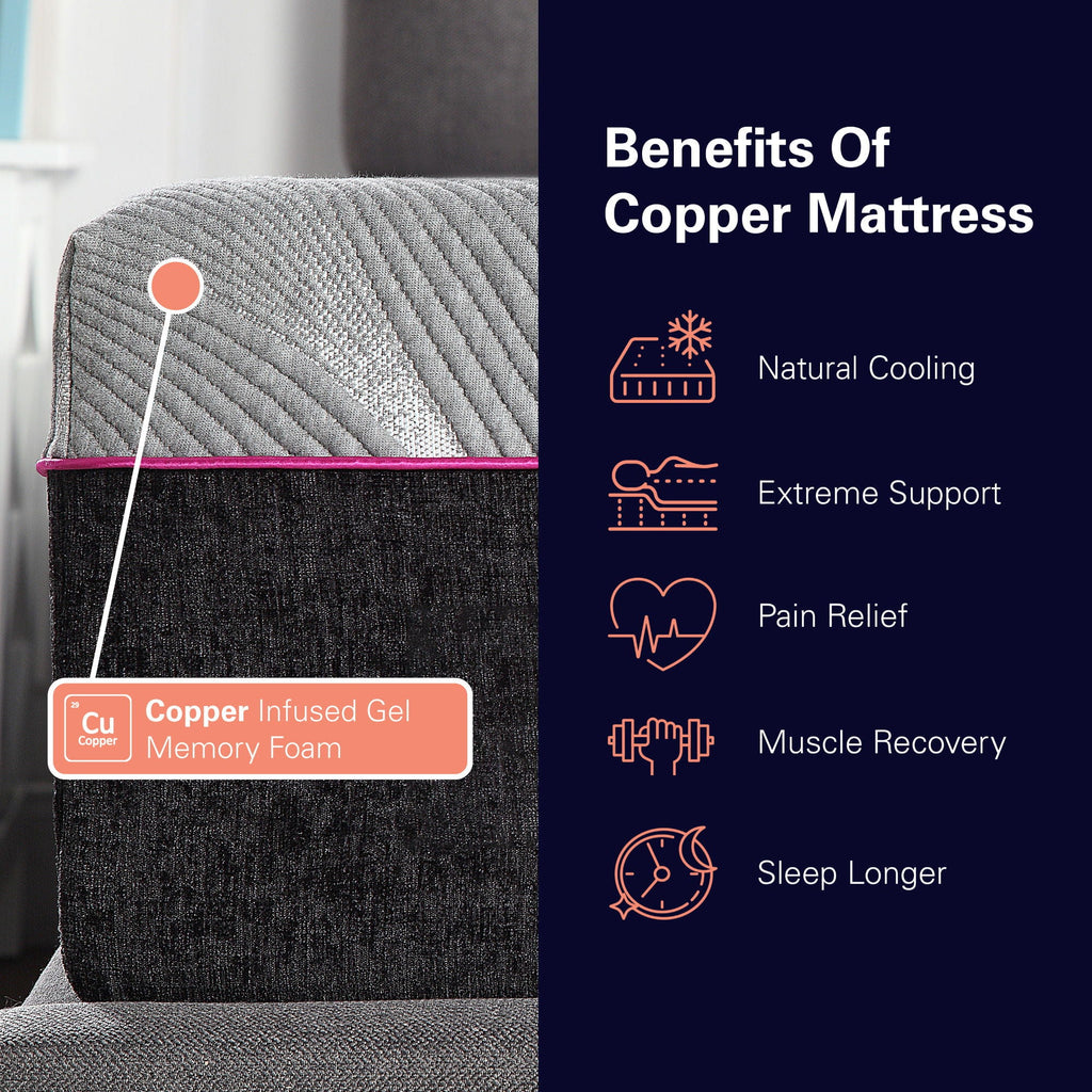 11" Renew Cooling GelCare Memory Foam Mattress by Unique Piece Furniture