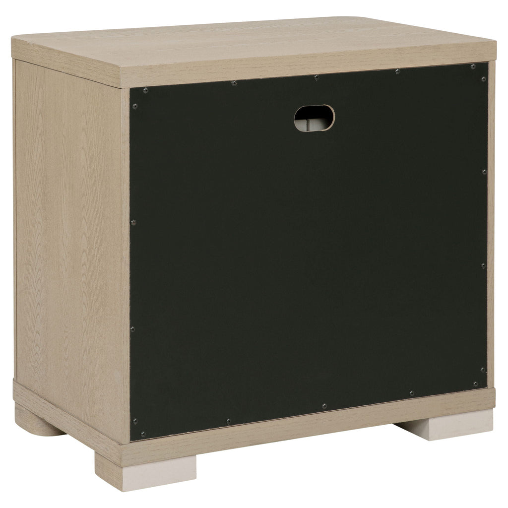 Ladera 2-drawer Nightstand Bedside Table Light Elm by Unique Piece Furniture