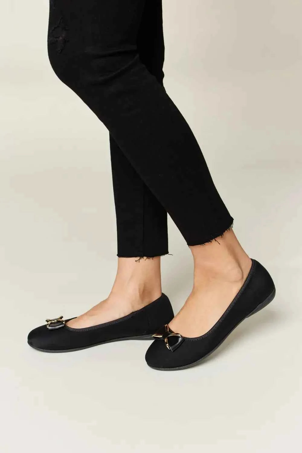 Forever Link Metal Buckle Flat Loafers by Wild and Free Boutique