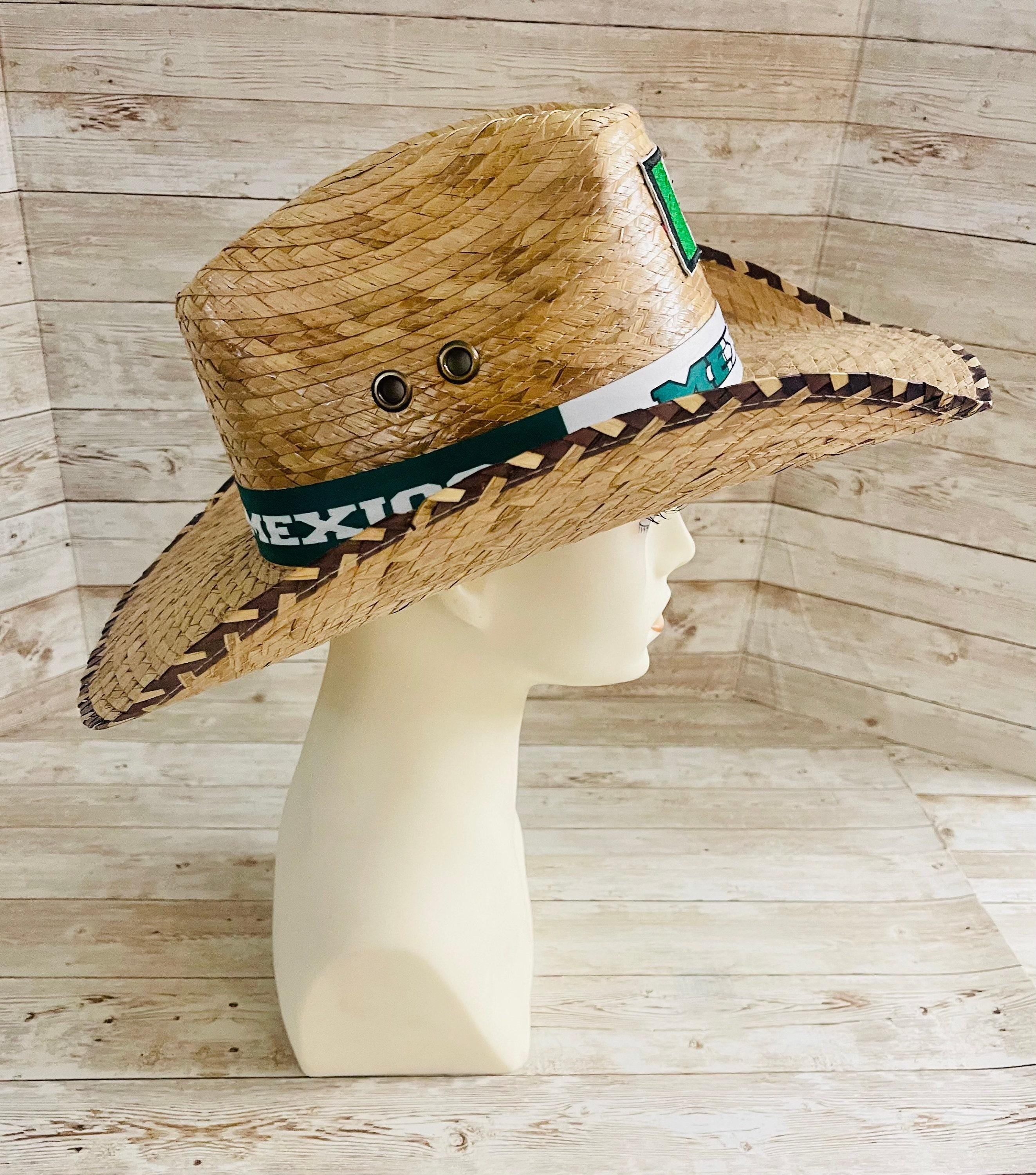 Cowboy Mexican Hat Sombrero Vaquero Artesanal de Palma de Mexico by Chica Mexico