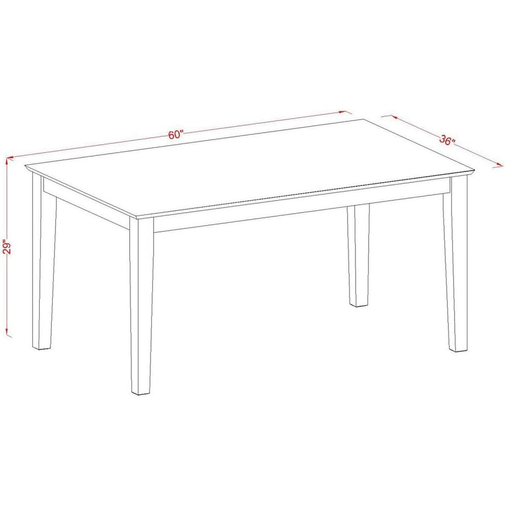 7 Piece Dining Table Set With 6 Chairs Modern Style by ShipItFurniture