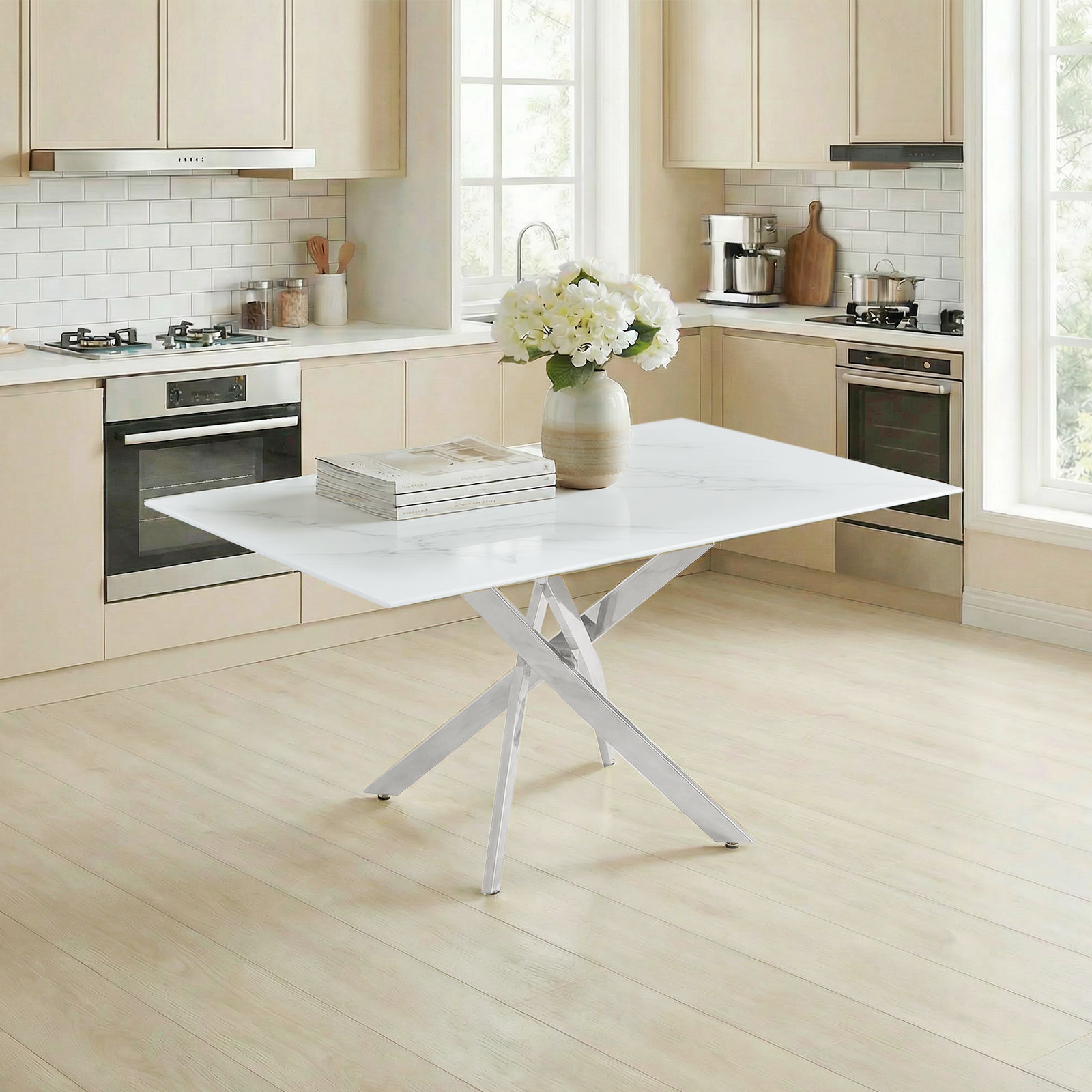 Modern Rectangular Table For Dining Room by Unique Piece Furniture