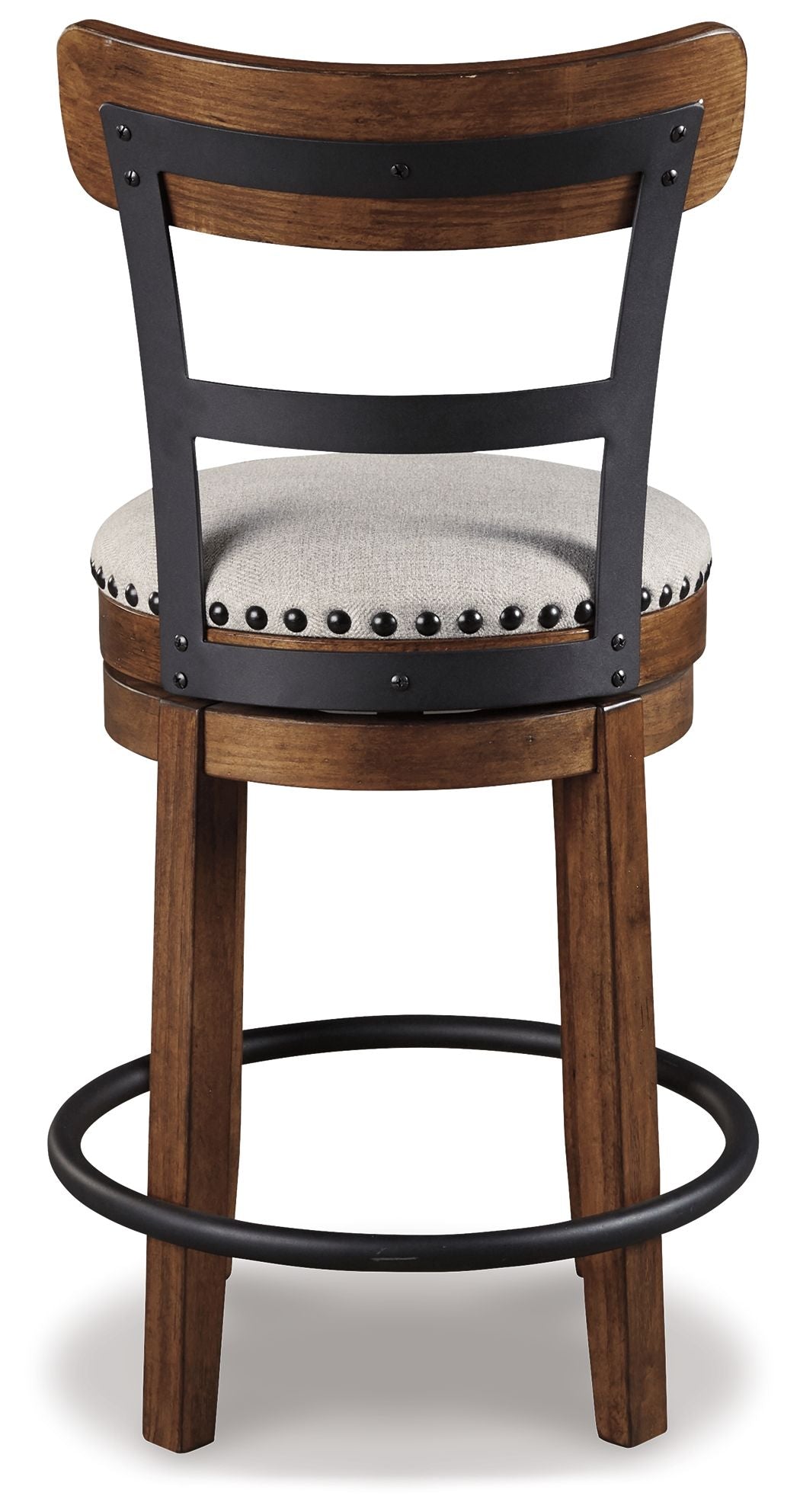 Valebeck - Full Back Swivel Stool by Unique Piece Furniture