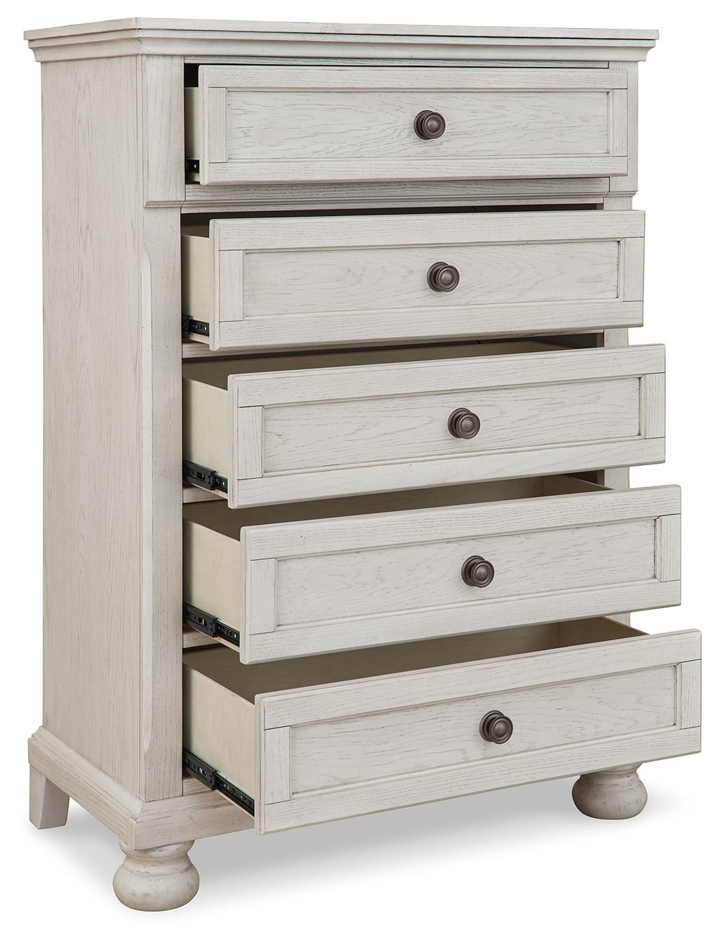 Robbinsdale - Five Drawer Chest - Youth - Antique White by Unique Piece Furniture