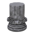 Outdoor End Table, Round Side Table For Patio And Garden - Antique Gray by Unique Piece Furniture