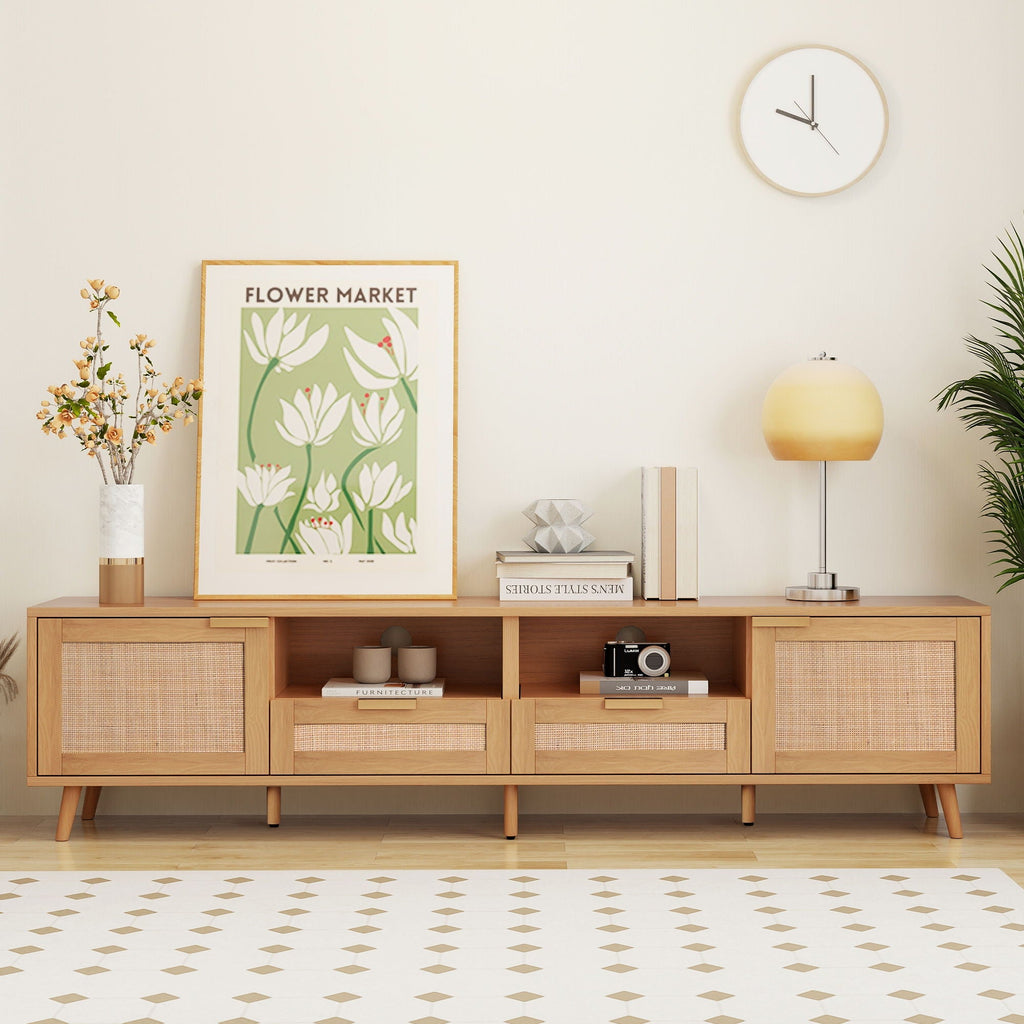 TV Stand, Media Console With Cable Management by Unique Piece Furniture