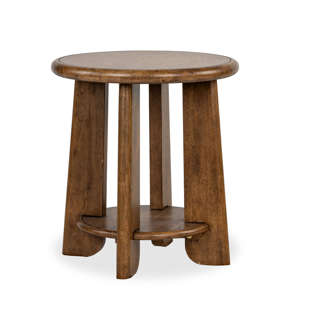Tanner - Round End Table - Tawny Brown by Unique Piece Furniture