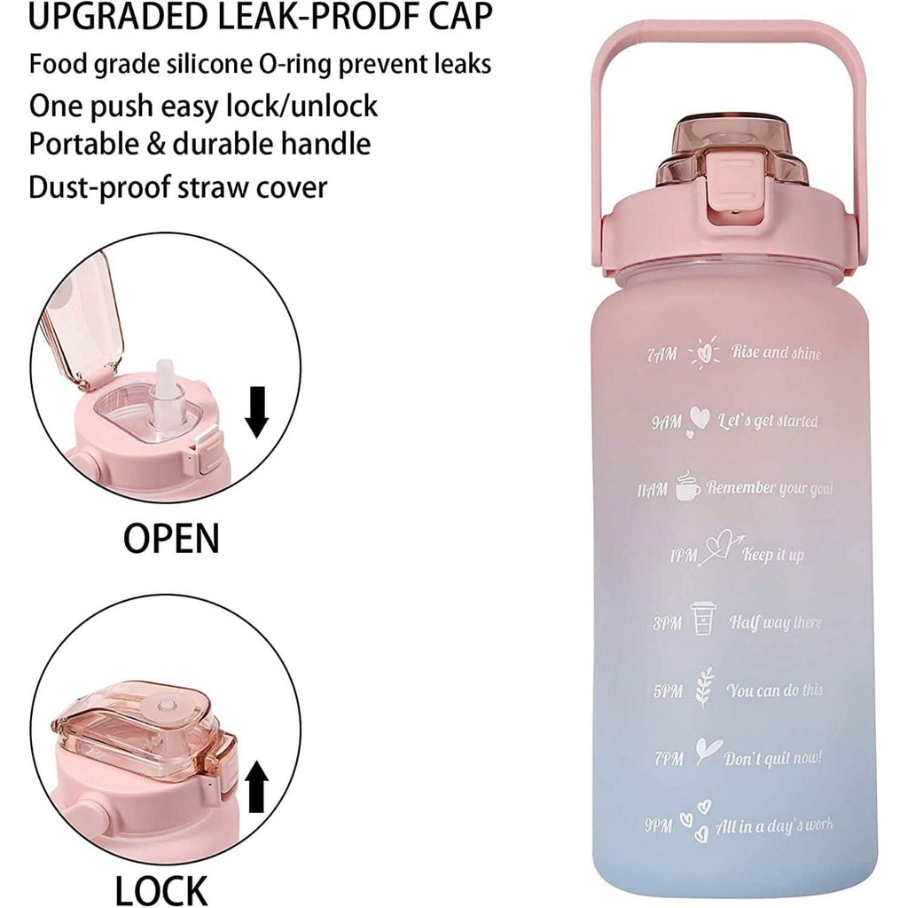 68 Oz Water Bottle with Time Marker by DailySale