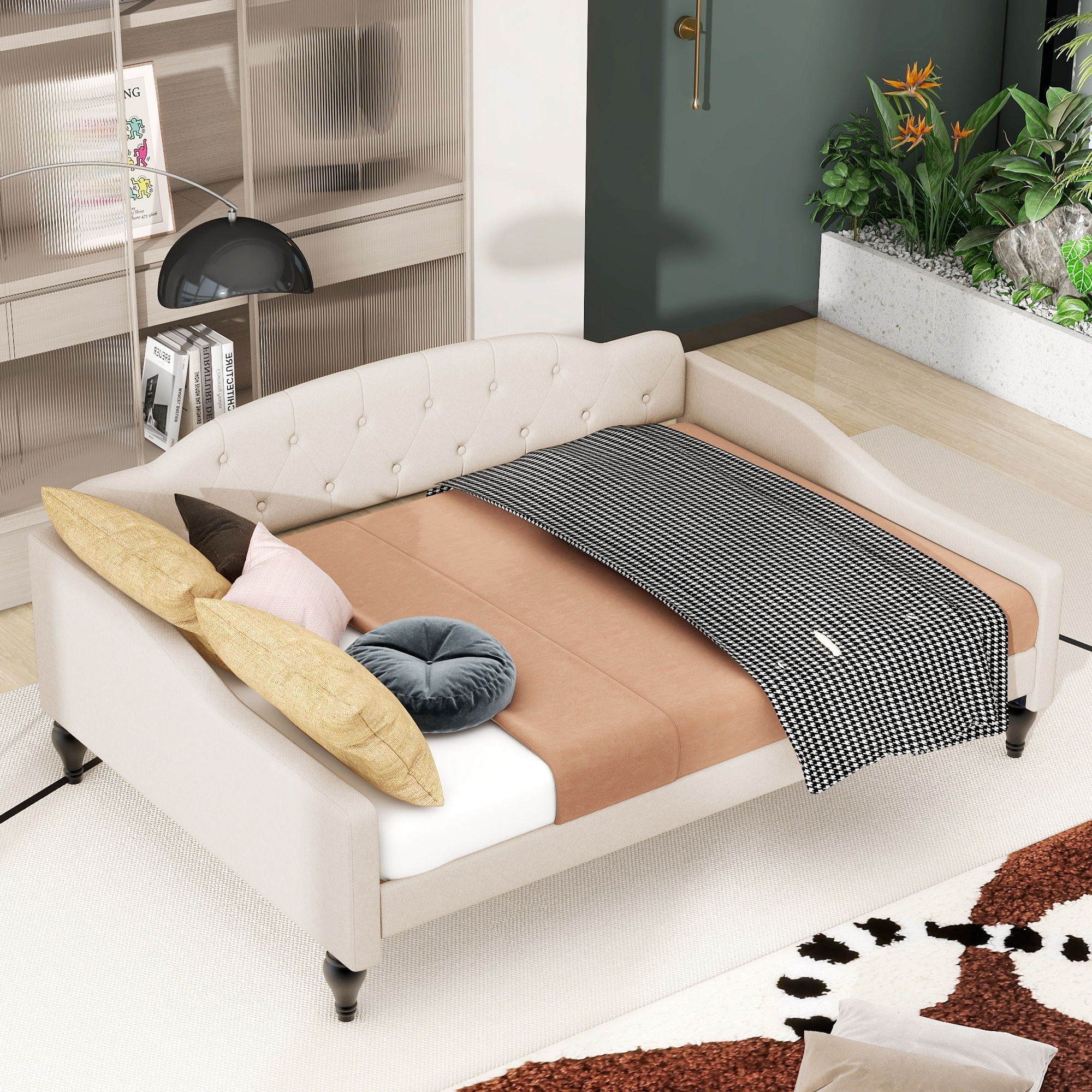 Upholstered Tufted Daybed by Unique Piece Furniture