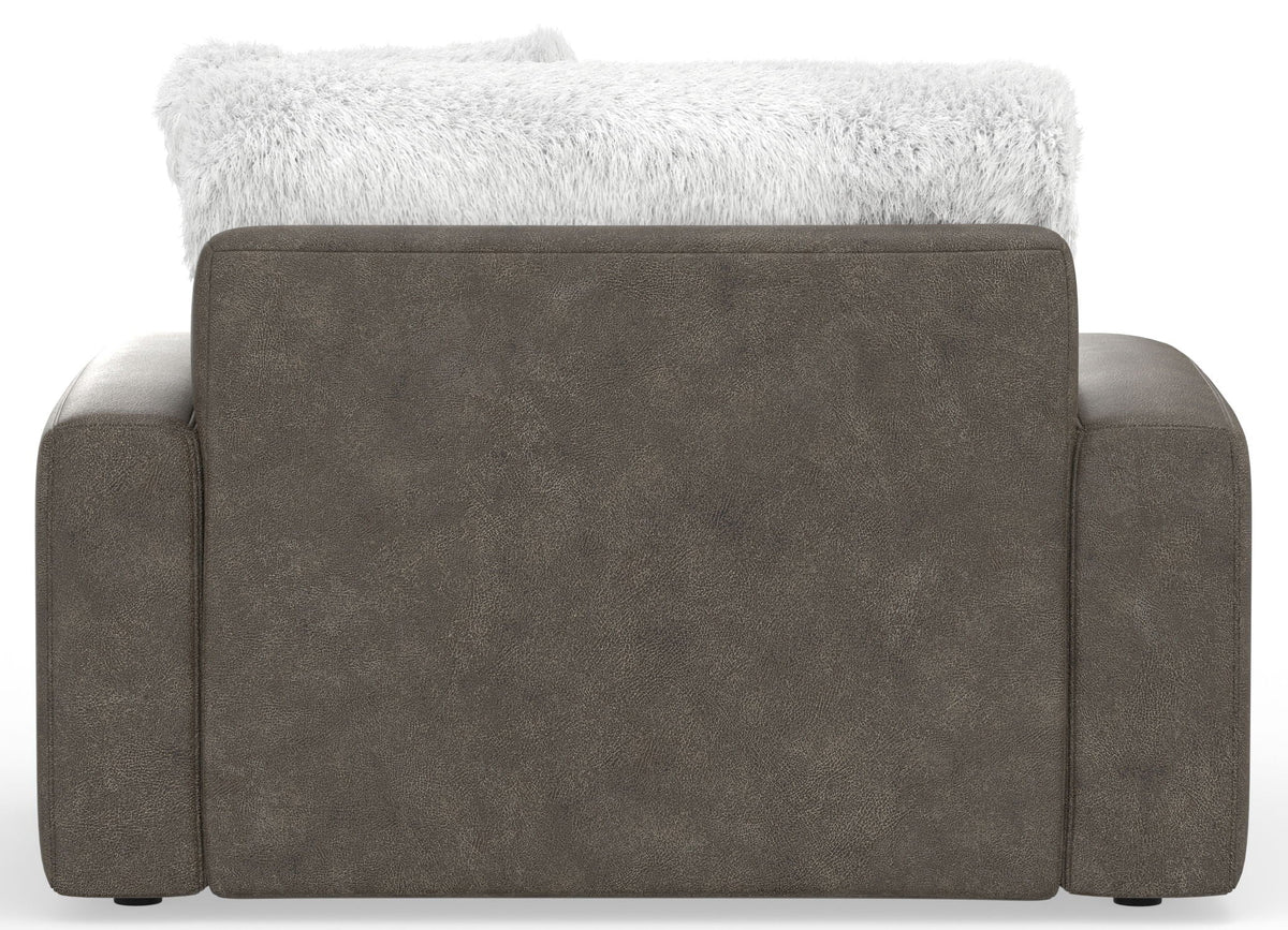Snowball - Chair & 1/2 - Taupe by Unique Piece Furniture