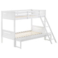 Littleton Wood Twin Over Full Bunk Bed White by Unique Piece Furniture
