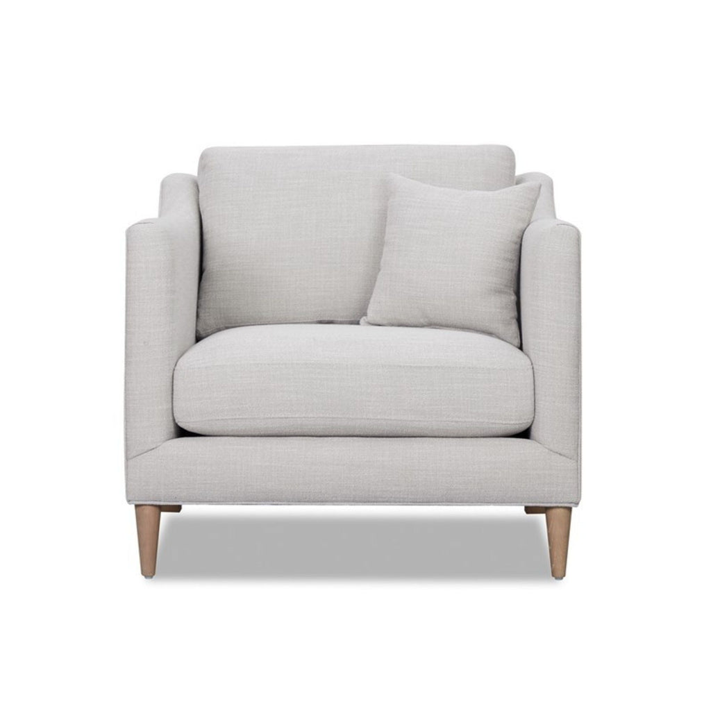 Chair With High Track Arms - Beige by Unique Piece Furniture