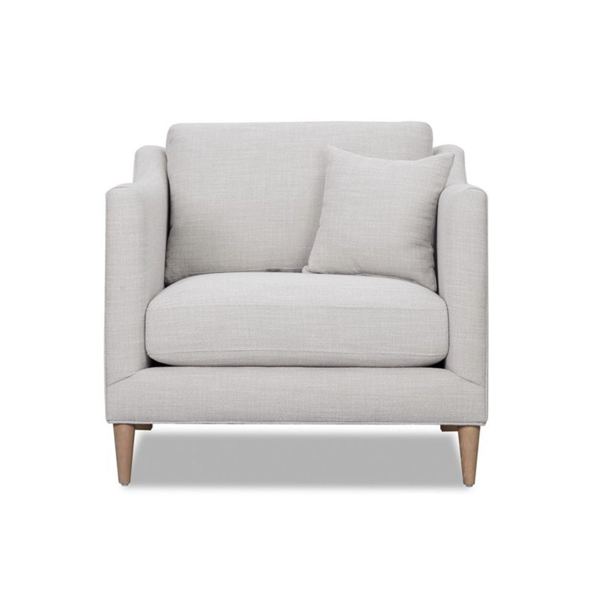 Chair With High Track Arms - Beige by Unique Piece Furniture