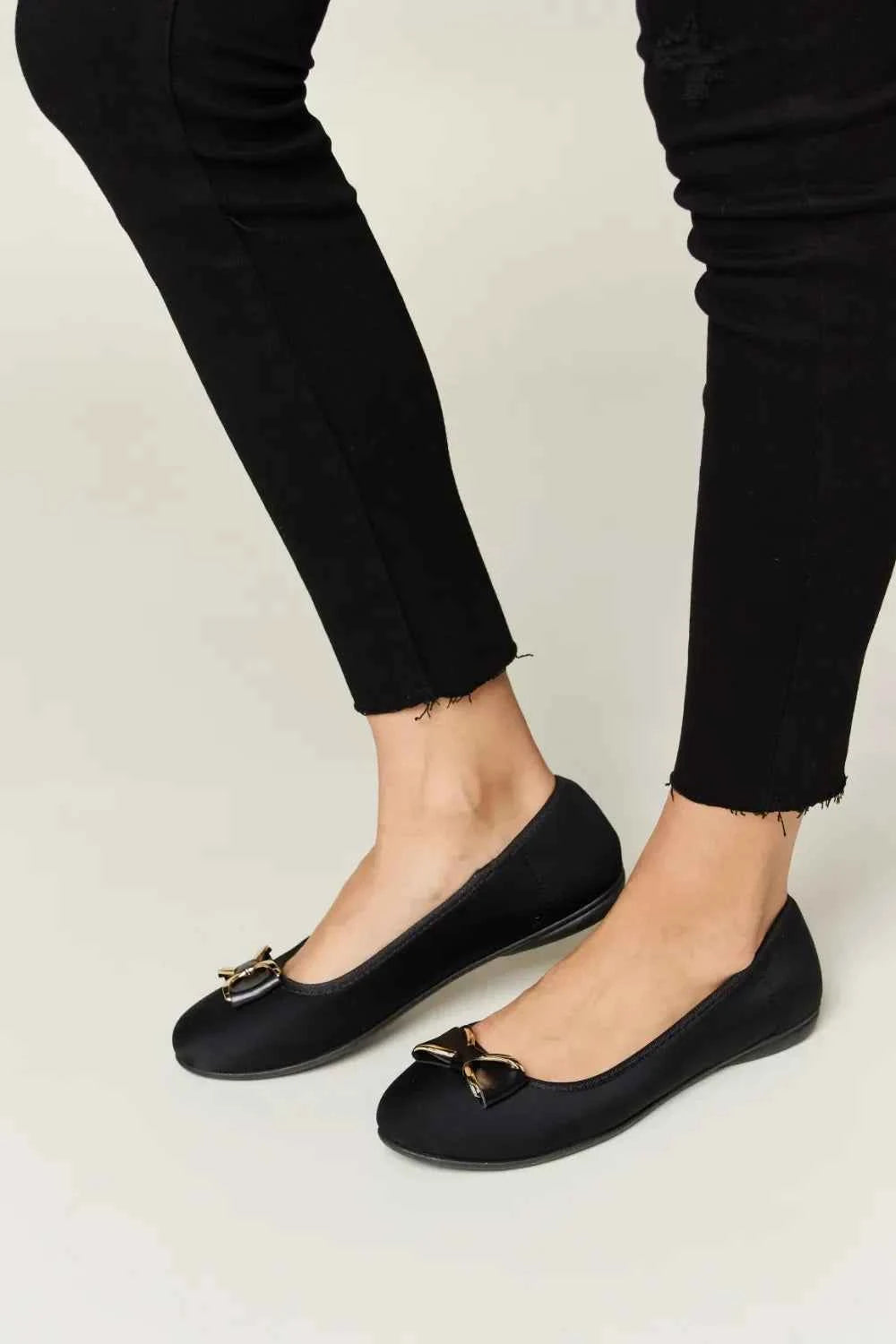 Forever Link Metal Buckle Flat Loafers by Wild and Free Boutique
