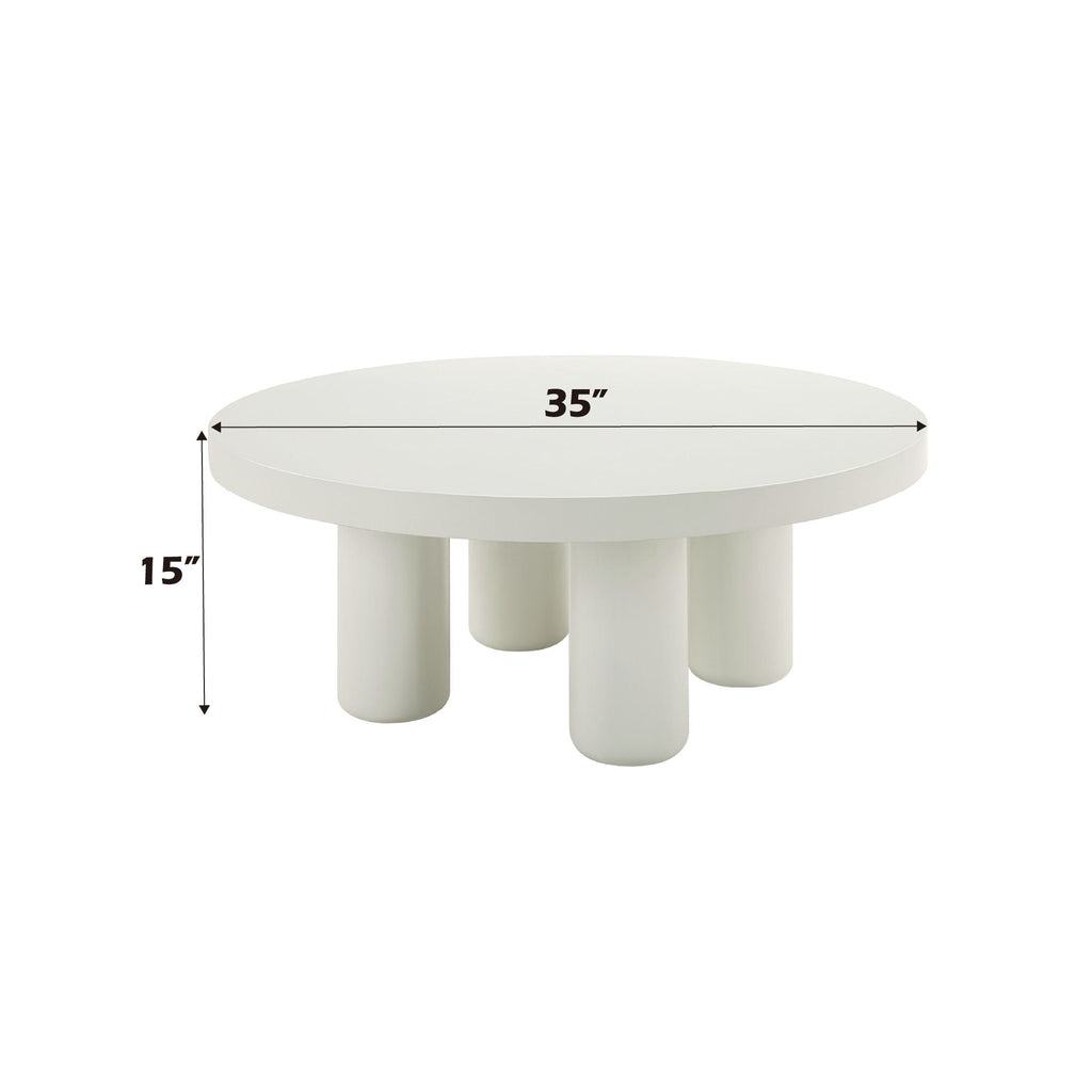 Loanna - Coffee Table - White by Unique Piece Furniture
