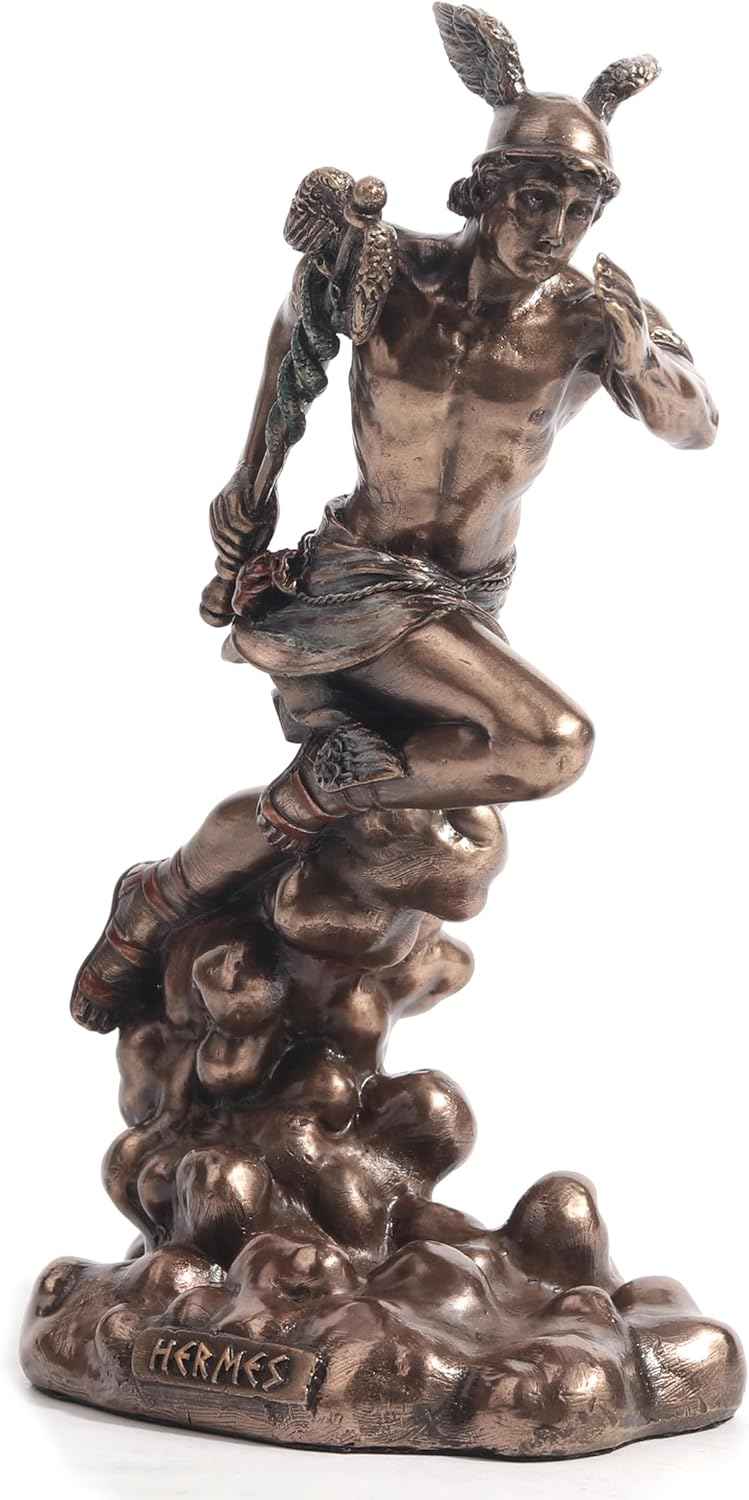 Hermes, Greek Herald of the Gods Figurine