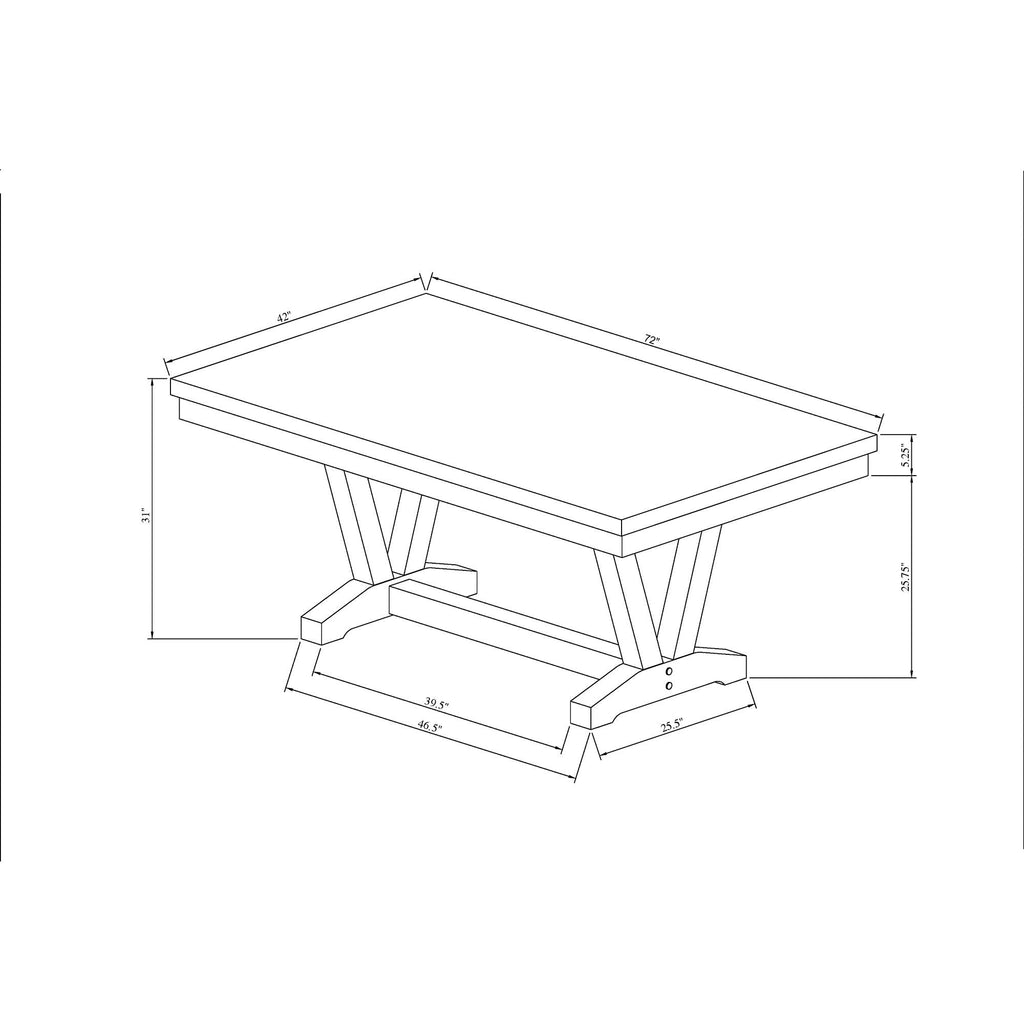 Panda Oceanic - Dining Table And Chairs Set - Black by Unique Piece Furniture