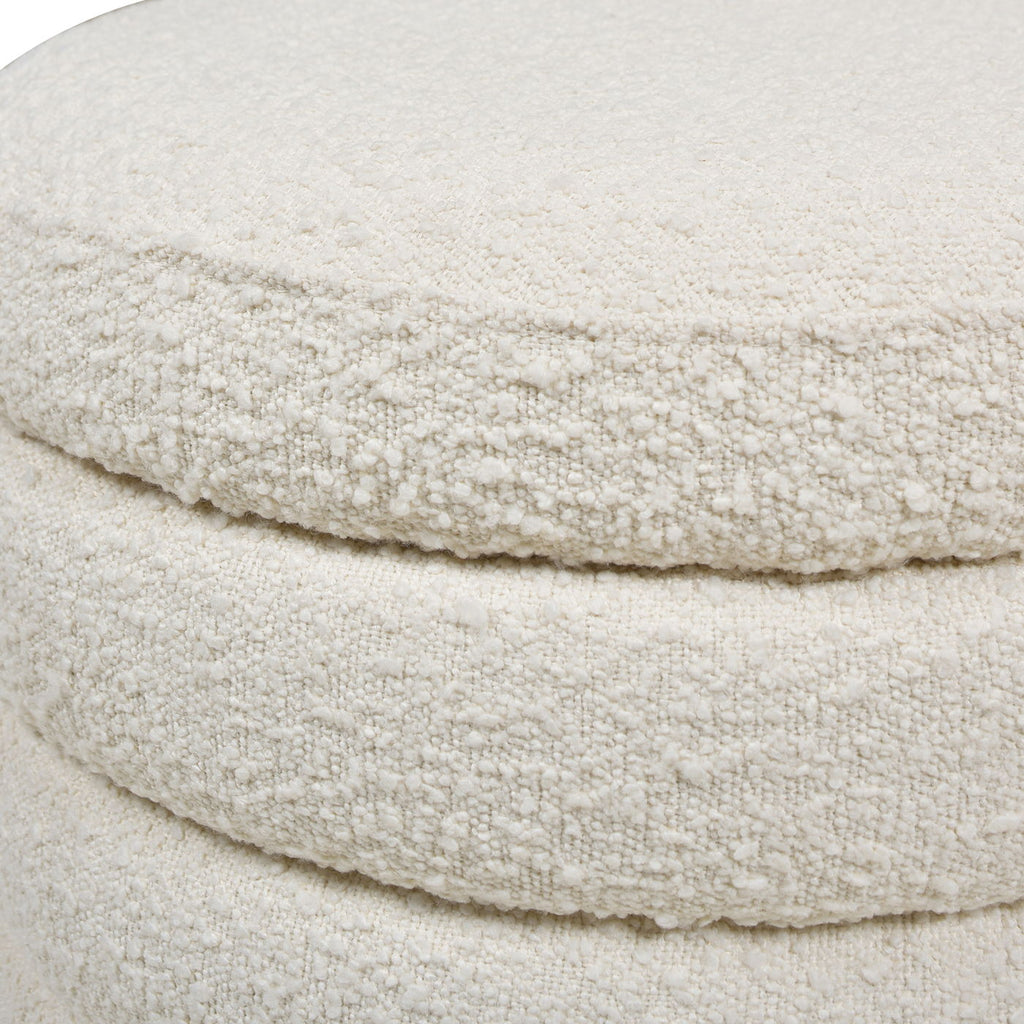 Fuji - Oversized Round Storage Ottoman by Unique Piece Furniture