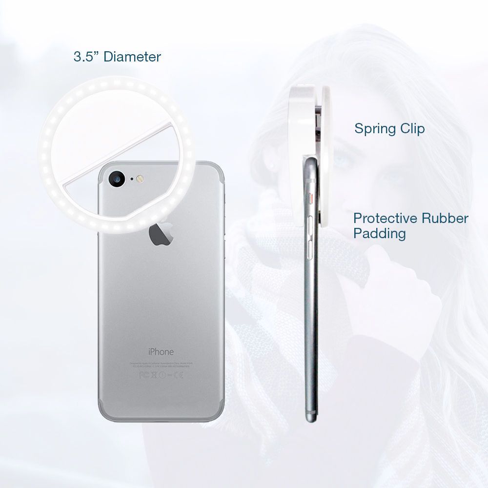 Portable Selfie Ring Clip On for Mobile Phone by Yellow Pandora