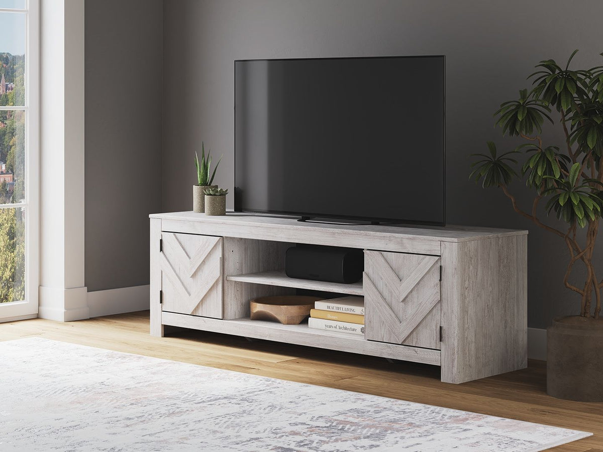 Cayboni - LG TV Stand With Fireplace Option by Unique Piece Furniture