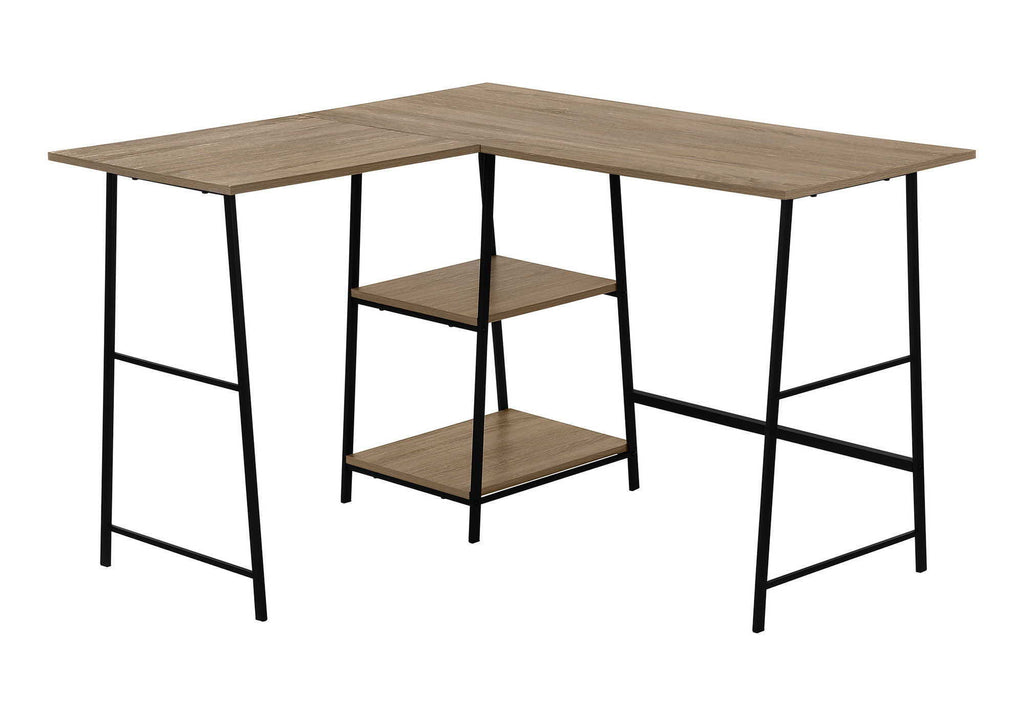 Computer Desk, Home Office, Corner, Storage Shelves, L Shape, Work, Laptop, Contemporary, Modern by Unique Piece Furniture