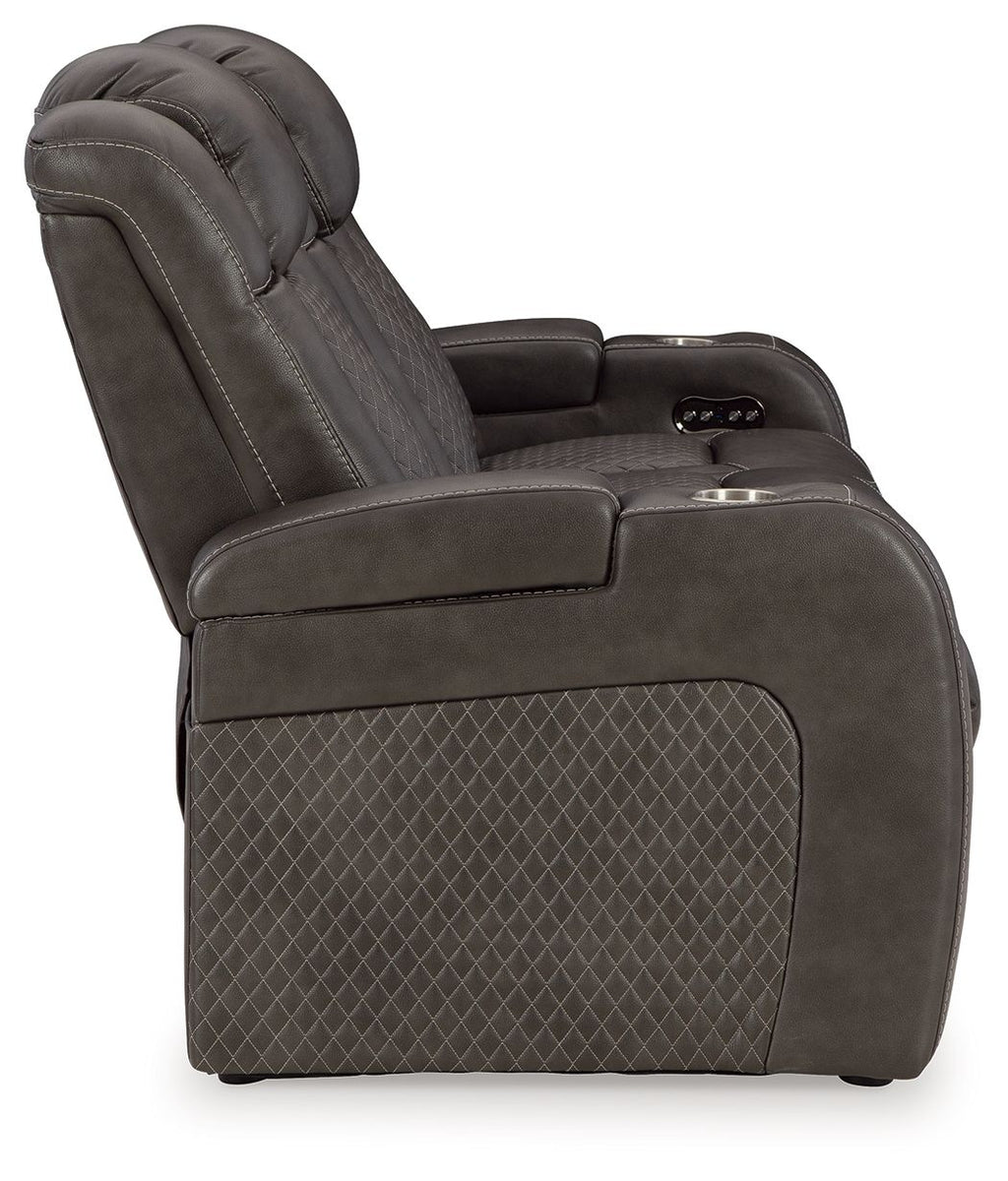 Fyne-dyme - Power Reclining Sofa With Adj Headrest by Unique Piece Furniture