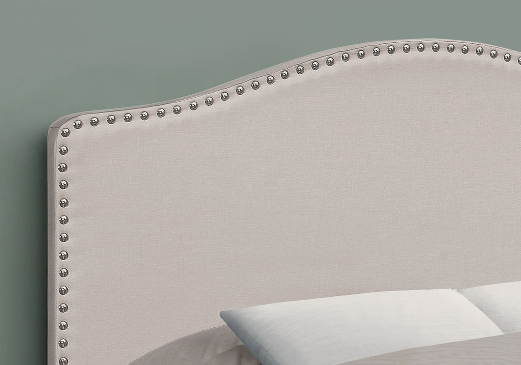 Full Size, Bed Headboard Only, Upholstered, Transitional - Beige by Unique Piece Furniture
