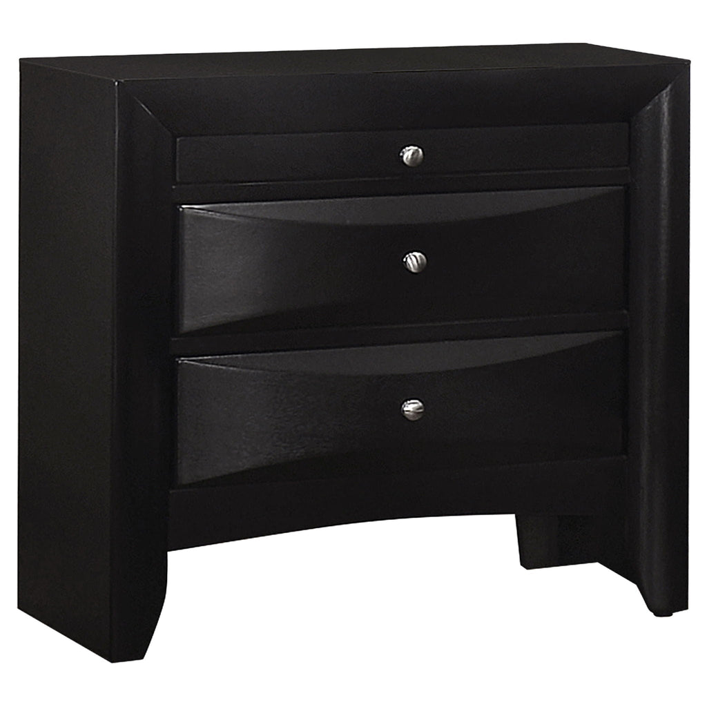 Briana 4-piece Eastern King Bedroom Set Black by Unique Piece Furniture