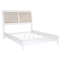 Bexhill 56-inch Upholstered Queen Panel Bed White by Unique Piece Furniture