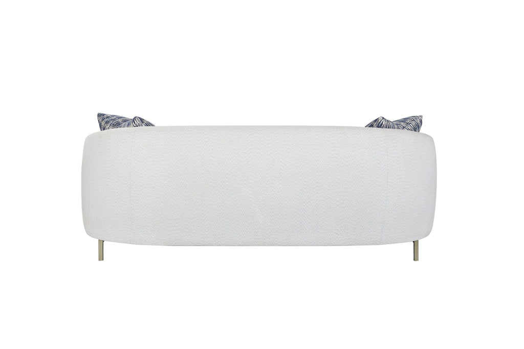 Rounded Sofa - White by Unique Piece Furniture