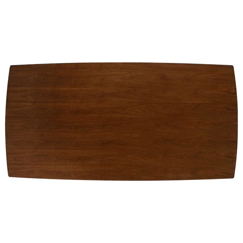 Malone 7-piece Rectangular Dining Table Set Dark Walnut by Unique Piece Furniture