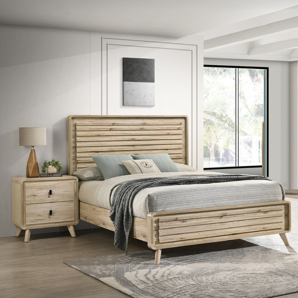 Nightstand & 2 Drawers - Beige by Unique Piece Furniture