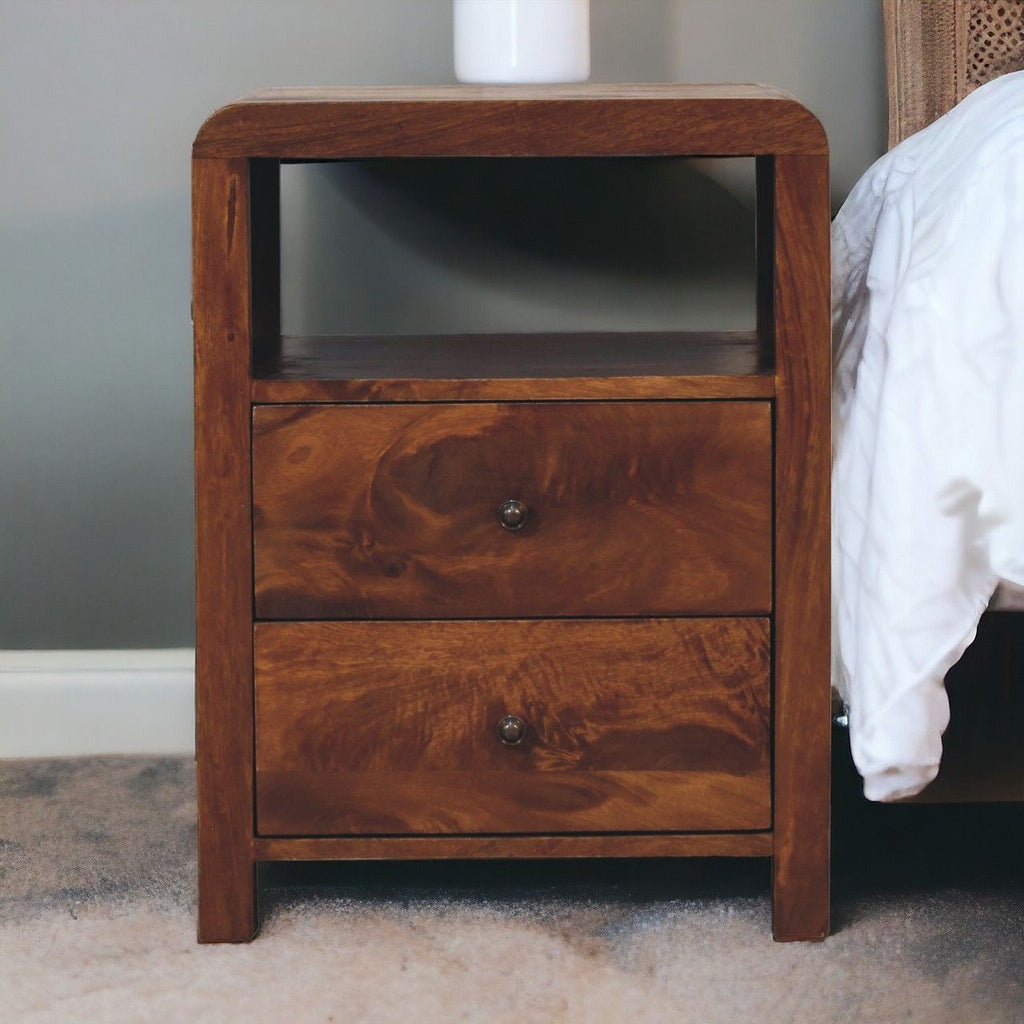 Aspen - Nightstand - Chestnut by Unique Piece Furniture