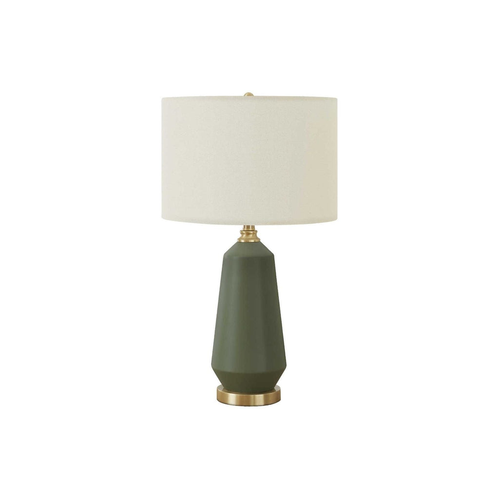 Lighting, Table Lamp, Green Ceramic, Contemporary - Green by Unique Piece Furniture