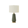 Lighting, Table Lamp, Green Ceramic, Contemporary - Green by Unique Piece Furniture