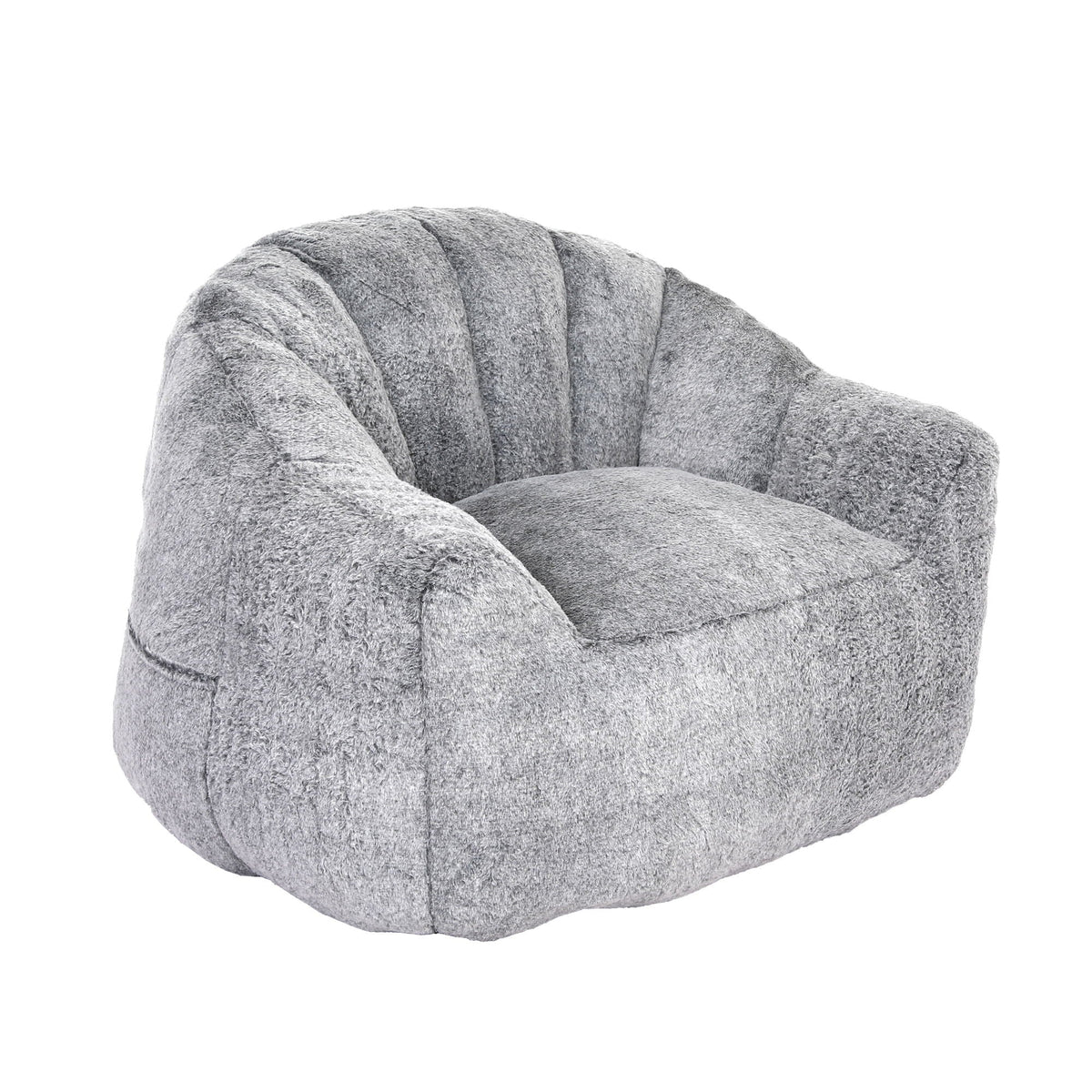 Beanbag Chair, Beanbag Sofa Chair With Armrests Stuffed High Density Foam by Unique Piece Furniture