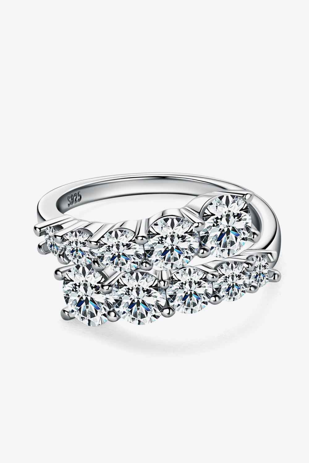 Adored Moissanite 925 Sterling Silver Ring by Wild and Free Boutique