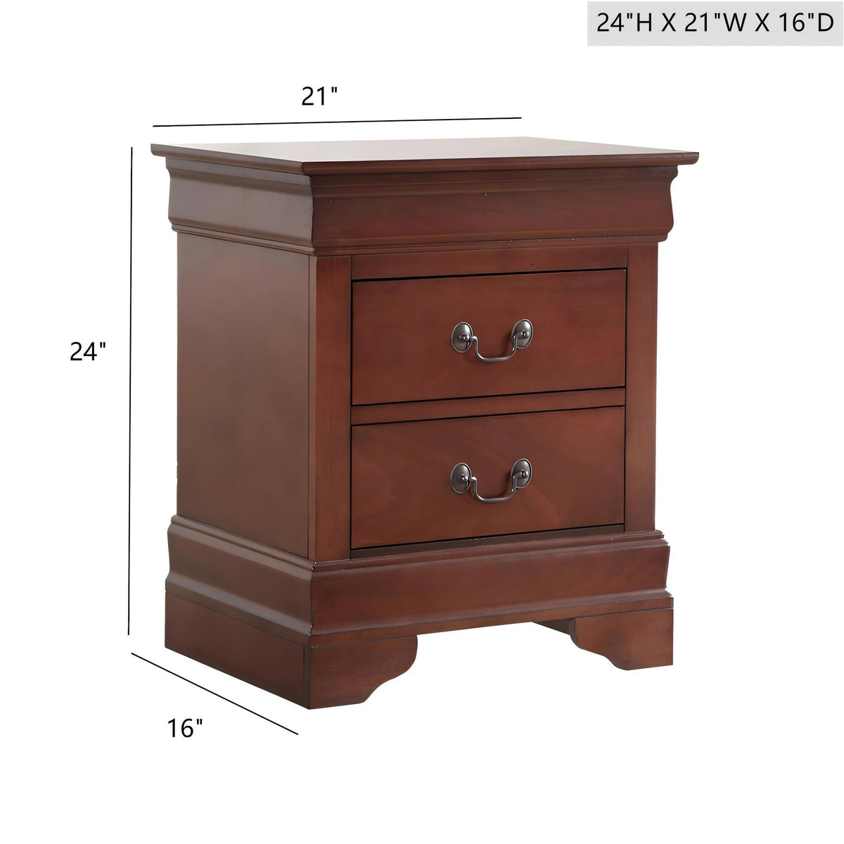 Traditional Style Design Nightstand by Unique Piece Furniture
