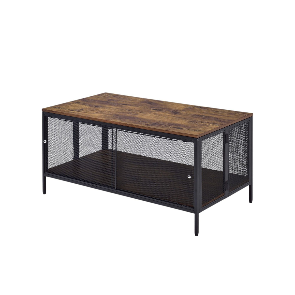 Winam - Coffee Table - Antique Oak / Black by Unique Piece Furniture
