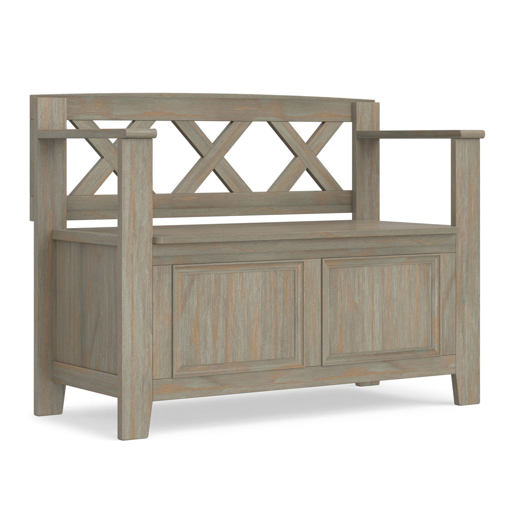 Amherst - Small Transitional Entryway Storage Bench by Unique Piece Furniture