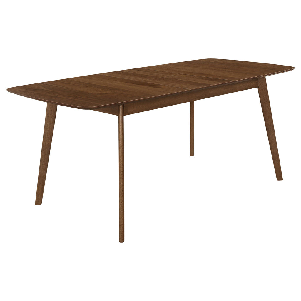 Redbridge 75-inch Extension Leaf Dining Table Natural Walnut by Unique Piece Furniture