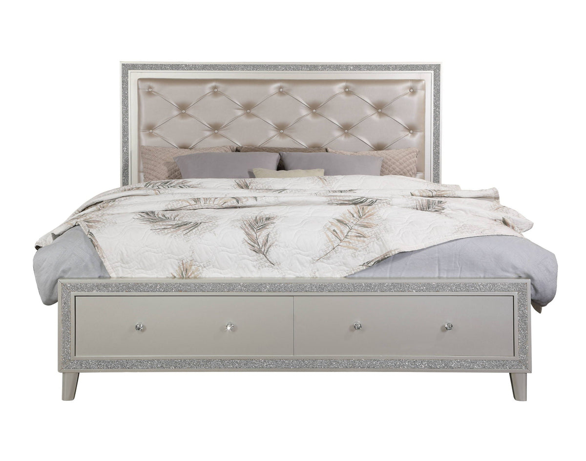 Sliverfluff - Bed With LED by Unique Piece Furniture