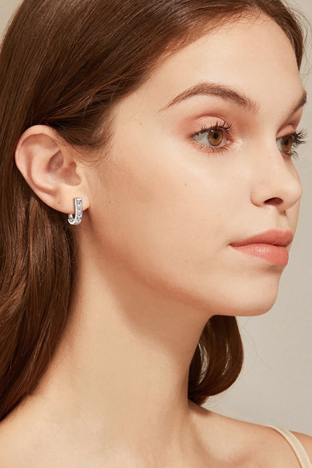 1 Carat Moissanite 925 Sterling Silver Earrings by Wild and Free Boutique
