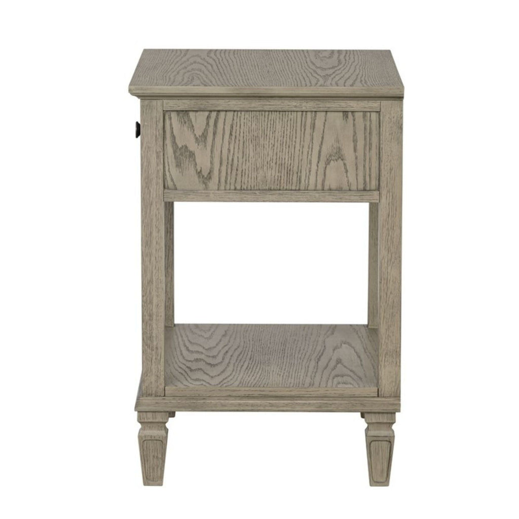 Victoria - Bedside Table With Drawer And Shelf by Unique Piece Furniture