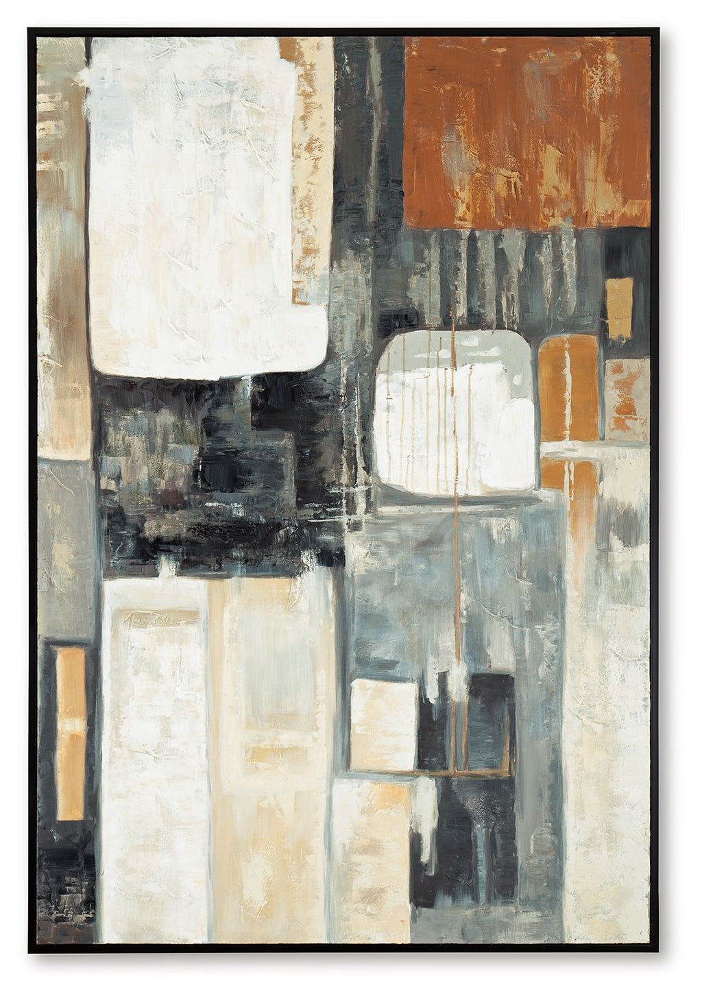 Howford - Wall Art - Brown / Black / Gray by Unique Piece Furniture