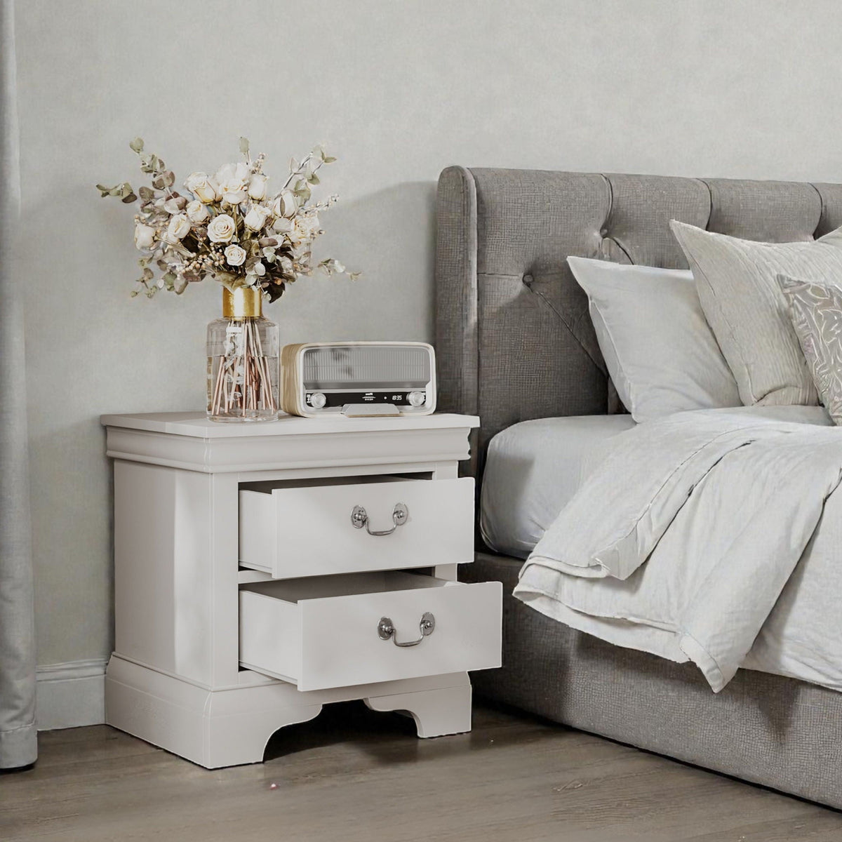 Nightstand With 2 Drawers by Unique Piece Furniture