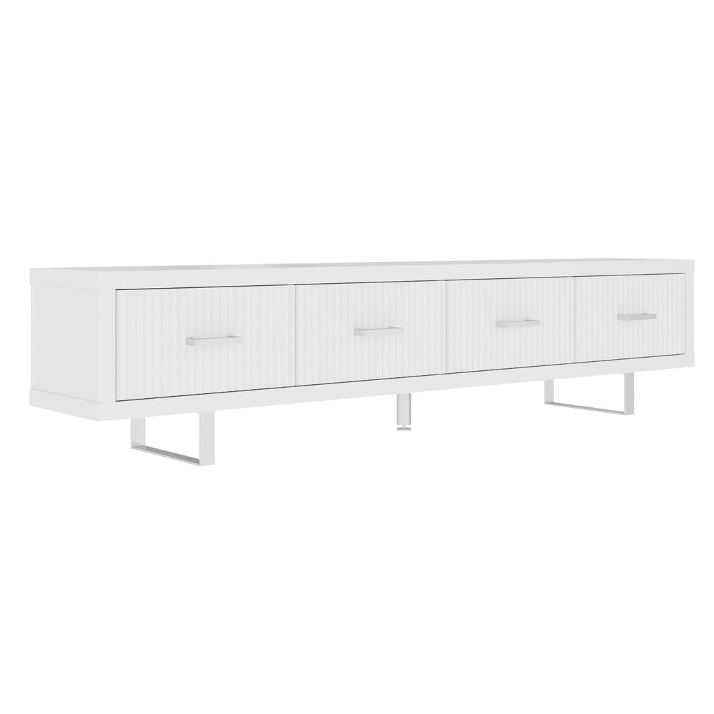 TV Stand With Slatted Drawers by Unique Piece Furniture