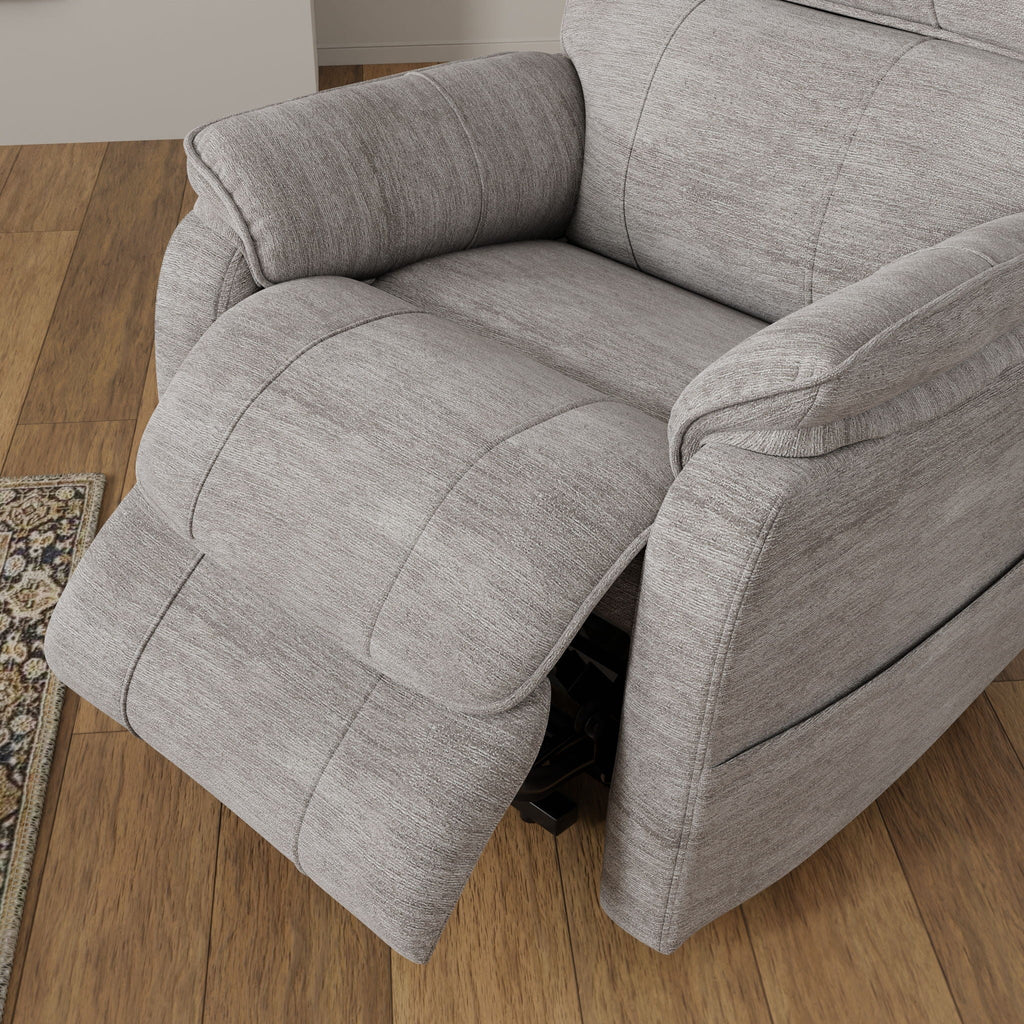 Lucie - Fabric Power Lift Chair - Gray by Unique Piece Furniture