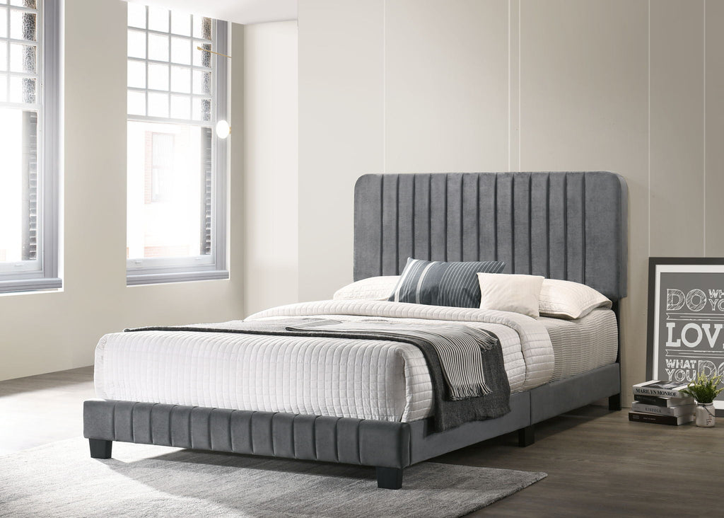 Channel Tufted Bed by Unique Piece Furniture
