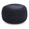 Renee - Handcrafted Round Pouf by Unique Piece Furniture